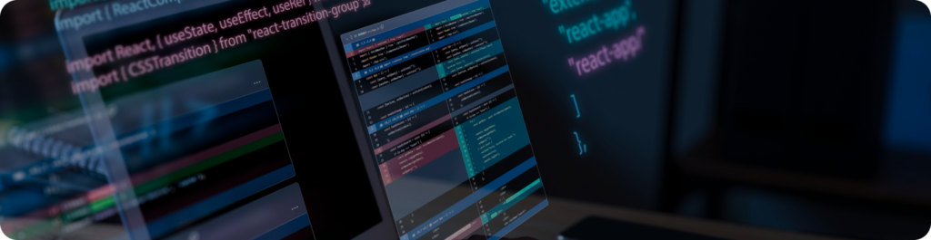 Advanced coding interface on screen