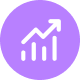 growth chart icon
