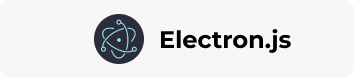 Electron.js logo